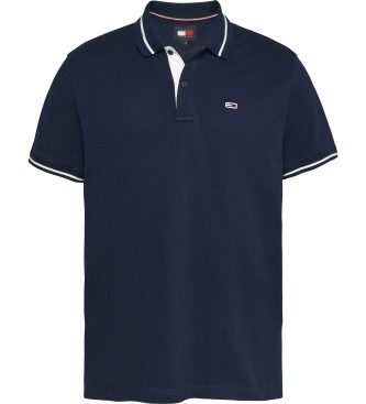 Tommy Jeans Polo marine Reg tipping