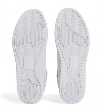 Tommy Hilfiger Retro Basket Ess hvide l�dersko