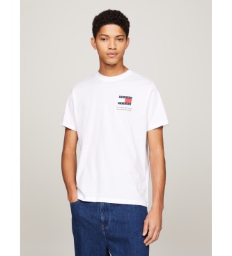 Tommy Jeans Set van 2 Slim T-shirts met logo wit, zwart