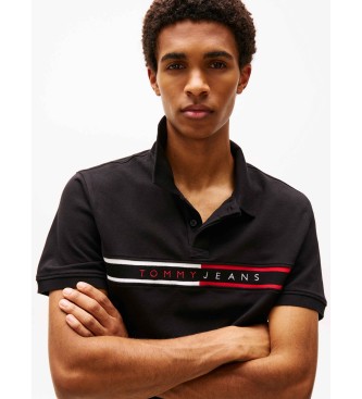 Tommy Jeans Polo TJM blanc noir