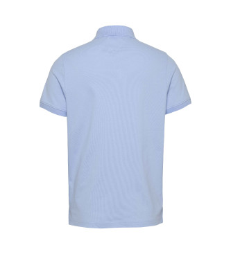 Tommy Jeans Blauwe slim fit polo