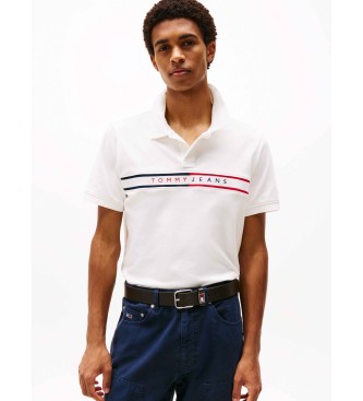 Tommy Jeans Plo TJM em branco e cru