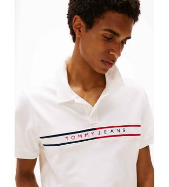 Tommy Jeans Plo TJM em branco e cru