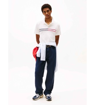 Tommy Jeans Plo TJM em branco e cru