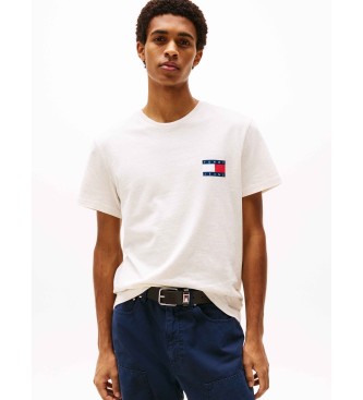 Tommy Jeans Slim fit T-shirt med hvidt logo