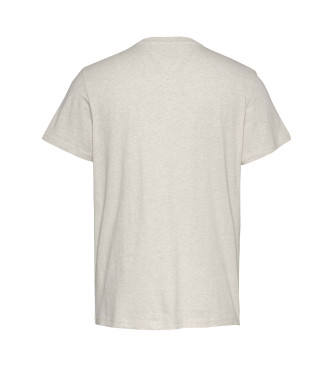 Tommy Jeans Slim fit T-shirt med vit logotyp