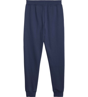 Tommy Jeans Marineblaue schmale Fleece-Hose