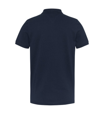 Tommy Jeans Polo slim blu scuro con logo