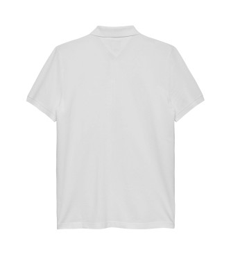 Tommy Jeans Slank poloshirt met wit logo