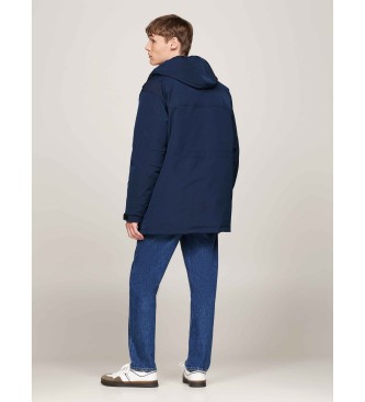 Tommy Jeans Parka in tela tecnica blu scuro