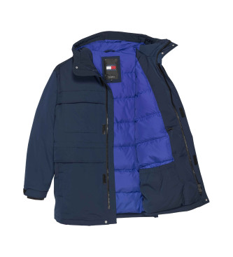 Tommy Jeans Parka in tela tecnica blu scuro