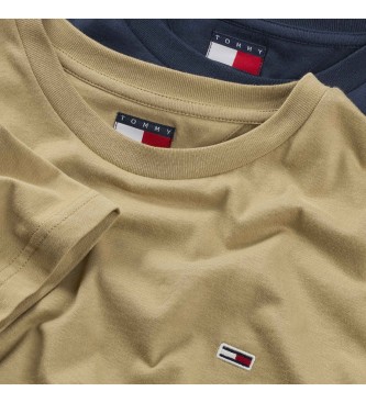 Tommy Jeans Set van 2 T-shirts met korte mouwen marine, bruin 