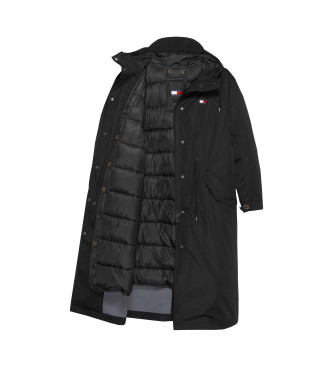 Tommy Jeans Cappotto nero 2 in 1