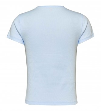 Tommy Jeans Essential Ribbed T-shirt blue