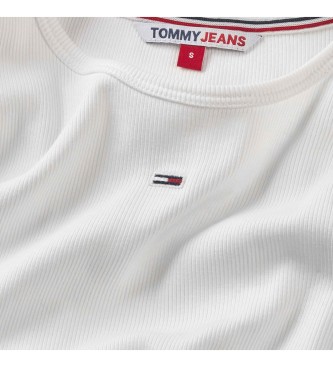 Tommy Jeans Essential Ribbed T-shirt white