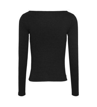 Tommy Jeans Long sleeve black T-shirt