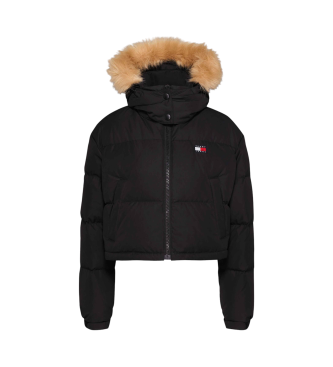 Tommy Jeans Alaska Faux Coat schwarz