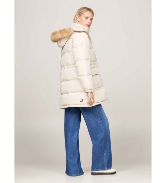 Tommy Jeans Alaska Faux Fur beige kappa