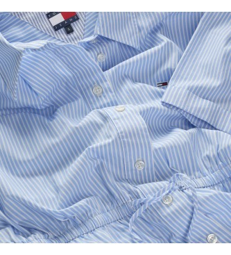 Tommy Jeans Abito camicia blu