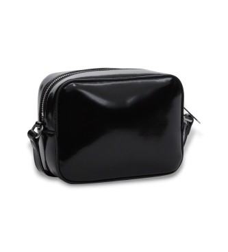 Tommy Jeans Pochette con logo nero lucido