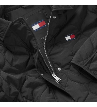 Tommy Jeans Ui Quilt Jas zwart