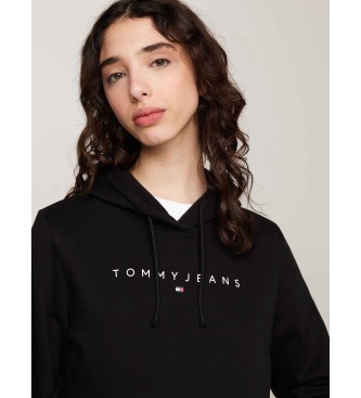 Tommy Jeans Monotype Sweatshirt schwarz