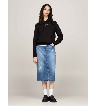 Tommy Jeans Monotype Sweatshirt schwarz