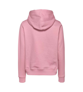 Tommy Jeans Sudadera Reg Linear rosa
