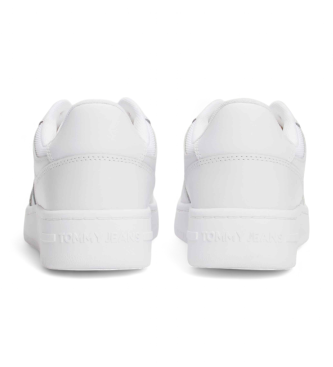 Tommy Jeans Vita fintandade l�dertofflor