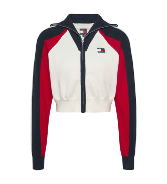 Tommy Jeans Chaqueta Colorblock blanco