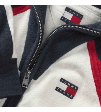 Tommy Jeans Chaqueta Colorblock blanco