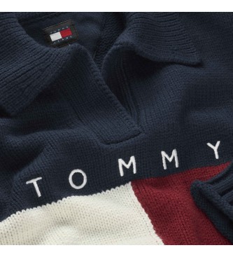 Tommy Jeans Jersey Rwb Flag Rugby marino