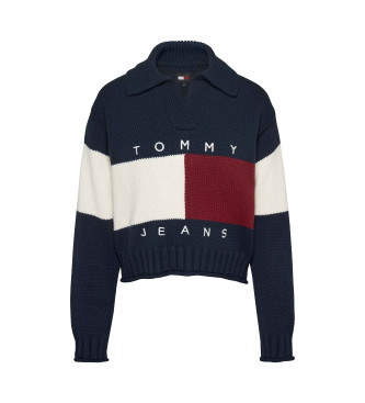 Tommy Jeans Jersey Rwb Flag Rugby marino