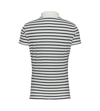 Tommy Jeans Polo Slim Essential white ecru, navy