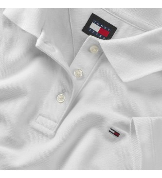 Tommy Jeans Polo Slim Essential white ecru