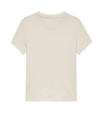 Tommy Jeans Slim Linear T-shirt vit
