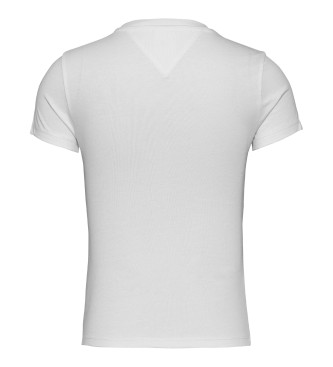 Tommy Jeans Slim linear Tee blanc