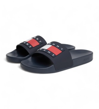 Tommy Hilfiger Tongs avec logo marin caoutchout
