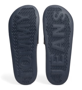 Tommy Hilfiger Tongs avec logo marin caoutchout