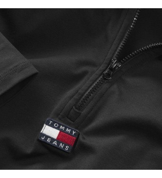 Tommy Jeans Slim fit T-shirt with black perkins collar