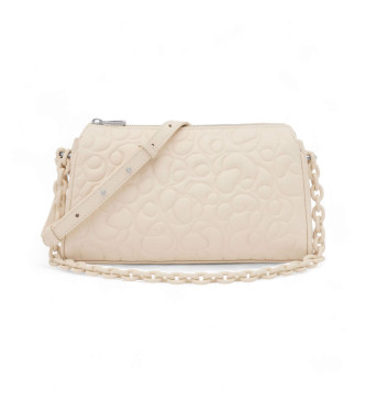 TOUS Greta beige skuldertaske i lder
