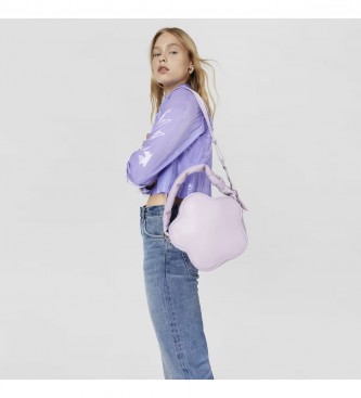 Tous Carol T Flower shoulder bag lilac