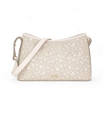 TOUS Kaos Mini Lines beige stor messengertaske