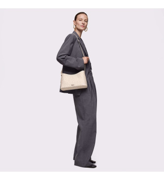 TOUS Kaos Mini Lines beige stor messengertaske