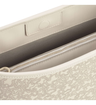 TOUS Kaos Mini Lines beige stor messengertaske