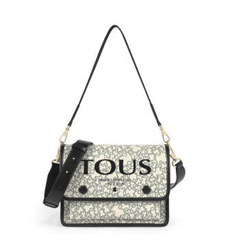 TOUS Borsa a tracolla M. Audree K Mini beige e nera