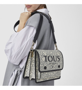 TOUS Borsa a tracolla M. Audree K Mini beige e nera