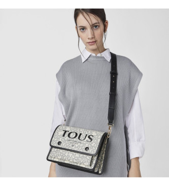 TOUS Borsa a tracolla M. Audree K Mini beige e nera