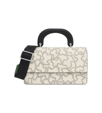 TOUS Borsa a tracolla Kaos Icon M. con patta Beige