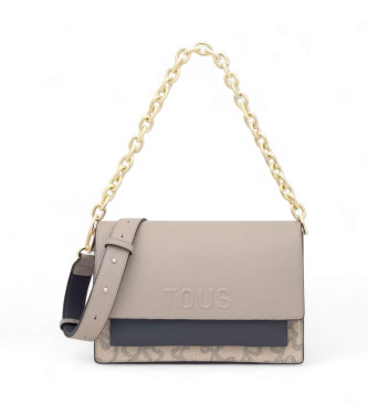 TOUS Audree Kaos Icon taupe medium messenger taske